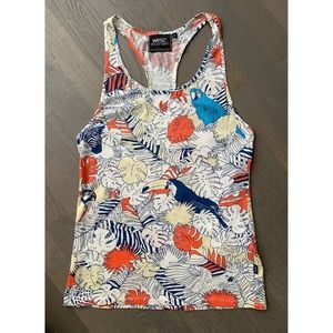 WESC | Tropical Print Racerback Tank Top